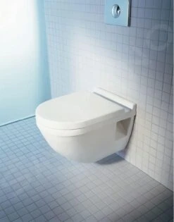 Duravit Starck 3 - Inodoro Suspendido Comfort, Con WonderGliss, Blanco 22150900001 -Baño Suministros Tienda 0000e0b65f458f4a42bf0c4a