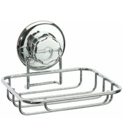 Compactor Bestlock - Jabonera De Alambre Con Soporte, Cromo RAN4684