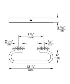 Grohe Selection - Agarradero, Cool Sunrise 41064GL0 -Baño Suministros Tienda 06c241079d3284980abe9195