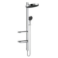 Hansgrohe Rainfinity - Conjunto De Ducha Showerpipe 360, 1jet, Cromo 26842000