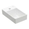 Villeroy & Boch Avento - Lavamanos 360x220 Mm, Sin Rebosadero, Orificio Para Grifería A La Izquierda, CeramicPlus, Stone White 43003RRW -Baño Suministros Tienda 0d3f63a47bcdf9d8547f6f92