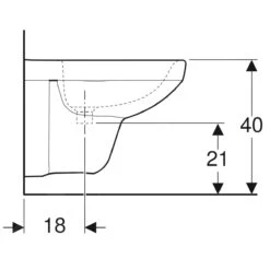 Geberit Selnova Compact - Bidé Suspendido, 480x350 Mm, Blanco 500.272.01.1 -Baño Suministros Tienda 0eeaaa9ede7832610dc7f9e7