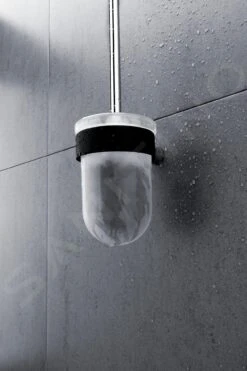 Nimco Nava - Escobilla De WC De Pared Con Soporte, Mate Negro/vidrio Opalino NA 28094WN -Baño Suministros Tienda 114e3245d665d4eb1e881370