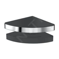 Keuco Collection Moll - Estante De Esquina, Antracita/cromo 12757010001