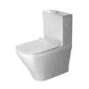 Duravit DuraStyle - Taza De Inodoro Completo, Desagüe Vario, Con HygieneGlaze, Blanco Alpino 2155092000