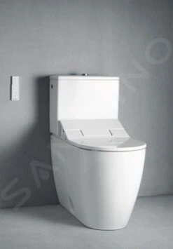 Duravit ME By Starck - Cisterna De Descarga 390x180 Mm, Conexión A La Derecha O Izquierda, Con WonderGliss, Blanco Alpino 09380000051 -Baño Suministros Tienda 1284d5d7991e8046b4e982a9