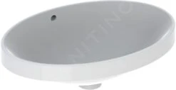 Geberit VariForm - Lavabo Encastrado 550x400 Mm, Con Rebosadero, Blanco 500.716.01.2