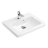 Villeroy & Boch Subway 2.0 - Lavamanos Con Rebosadero, 450x370 Mm, Blanco Alpino 73154501