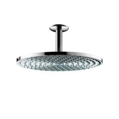 Hansgrohe Raindance - Rociador De Ducha S 240 Air 1 Jet EcoSmart 9 L/min Con Conexión De Techo 100 Mm, Cromo 27463000