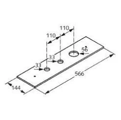 Kludi Accesorios - Placa De Instalación Para Grifo De Bañera De 3 Orificios, Cromo 1602405 5 Kludi Accesorios - Placa De Instalación Para Grifo De Bañera De 3 Orificios, Cromo 1602405 -Baño Suministros Tienda 1ac2373bc4b72175c0c5cb11