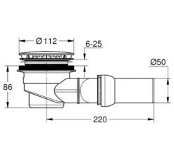 Grohe Juegos De Desagüe - Conjunto De Desagüe Para Platos De Ducha, Desagüe Posterior, Blanco Alpino 49534SH0 -Baño Suministros Tienda 1b55015ca7c23b43e6dced89