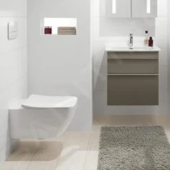 Villeroy & Boch Venticello - Inodoro Suspendido Con Asiento SoftClosing, DirectFlush, CeramicPlus, Blanco Alpino 4611RSR1 14 Villeroy & Boch Venticello - Inodoro Suspendido Con Asiento SoftClosing, DirectFlush, CeramicPlus, Blanco Alpino 4611RSR1 -Baño Suministros Tienda 1f838d551872ded032151abf