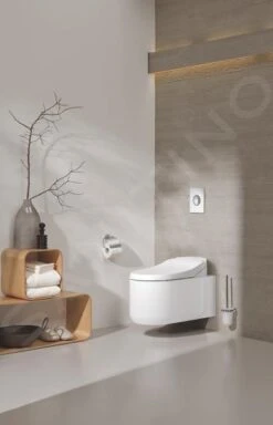 Grohe Sensia Arena - Inodoro Suspendido Con Ducha, Blanco Alpino 39354SH1 -Baño Suministros Tienda 220da7b1405c90362e65c92c