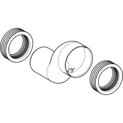 Geberit Accesorios - Kit De Conexión Directa Para Inodoro Suspendido, Excéntrico 7 Cm 131.108.11.1 -Baño Suministros Tienda 23bba4dd0eb8265a8e67d7d0