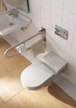 Duravit Starck 3 - Inodoro Suspendido, Sin Barreras, Con HygieneGlaze, Blanco Alpino 2203092000 -Baño Suministros Tienda 2499bb623d74c1a82eb7fceb