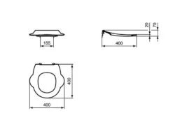 Ideal Standard Contour 21 - Asiento De WC Para Niños Sin Tapa, Amarillo S454279 -Baño Suministros Tienda 2500a8295d7cd9a0ec9a33db