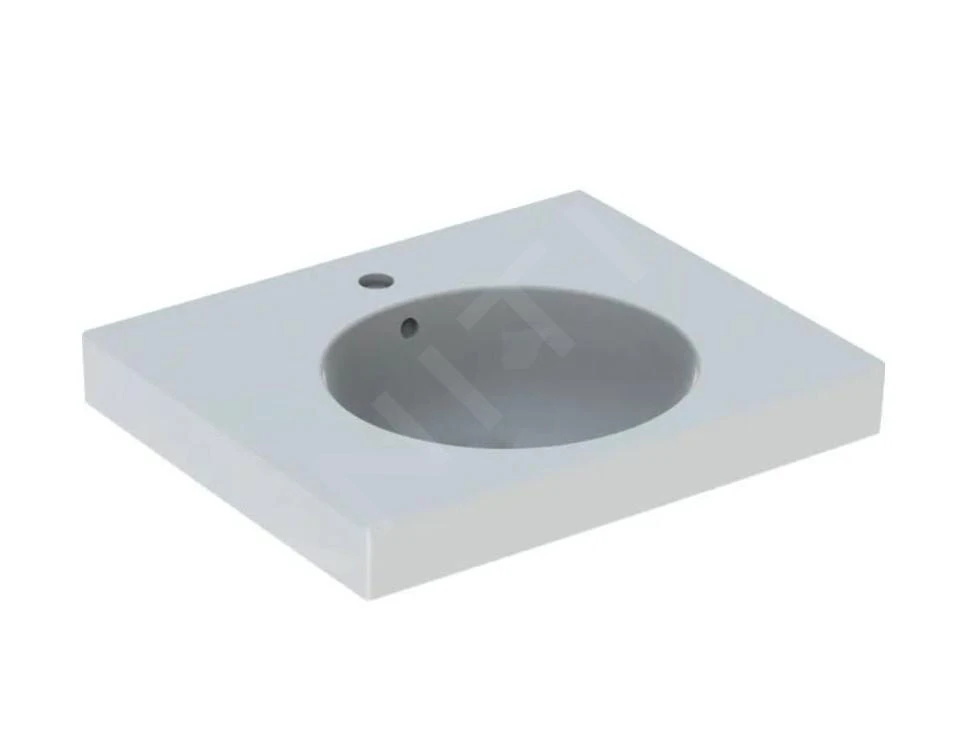 Geberit Preciosa II - Lavabo Con Superficie De Almacenamiento, 600x500x165 Mm, Con Rebosadero, Con Orificio Para Grifo, Blanco 123260000 3 Geberit Preciosa II - Lavabo Con Superficie De Almacenamiento, 600x500x165 Mm, Con Rebosadero, Con Orificio Para Grifo, Blanco 123260000