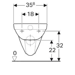 Geberit Selnova - Inodoro Suspendido, 530x358 Mm, Blanco 500.260.01.1 -Baño Suministros Tienda 2724f1b377cfc8f17e8d2797