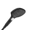 Hansgrohe Raindance Select E - Alcachofa De Ducha 120, 3 Chorros, Negro Mate 26520670