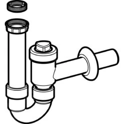 Geberit Accesorios - Tapón De Olor De Tubo, Cerrable, Válvula De Retención, Salida Horizontal, D 40 Mm 152.860.11.1 -Baño Suministros Tienda 2a29d54d6cd2ad5dfcec806c