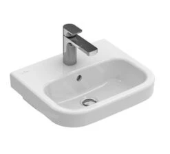 Villeroy & Boch Architectura - Lavamanos 500x380 Mm, Con Rebosadero, 1 Orificio Para El Grifo, Blanco Alpino 43735001