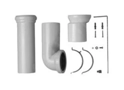 Duravit Accesorios - Conjunto De Conexión Vario Para Inodoro, Blanco 0014220000