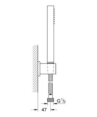 Grohe Euphoria Cube - Conjunto De Ducha, Cromo 27703000 5 Grohe Euphoria Cube - Conjunto De Ducha, Cromo 27703000 - Imagen 3