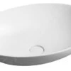 Sapho Thin - Lavabo Sobre Encimera 600x400x145 Mm, Blanco Mate WN893 -Baño Suministros Tienda 35f057429aef16e4a5189e44
