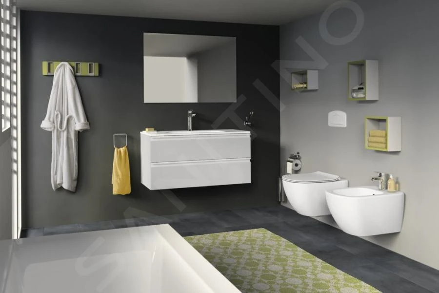 Ideal Standard ProSys - Conjunto De Módulo De Instalación Empotrado, Inodoro Y Asiento Tesi, Pulsador Oleas M2, Blanco ProSys120M SP13 9 Ideal Standard ProSys - Conjunto De Módulo De Instalación Empotrado, Inodoro Y Asiento Tesi, Pulsador Oleas M2, Blanco ProSys120M SP13 - Imagen 7