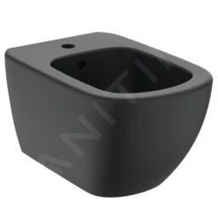 Ideal Standard Tesi - Bidé Suspendido, 360x530x300 Mm, Negro T3552V3