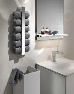 Keuco Edition 11 - Cesta Para Toallas De Pared, Blanco/cromo 11172380000 -Baño Suministros Tienda 36ef9f963b91956ebf00cc77