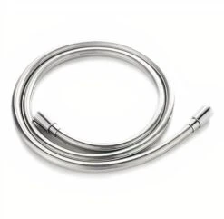 Kielle Vega - Conjunto De Teleducha, Barra Y Manguera, Cromo/blanco 20418SE0 -Baño Suministros Tienda 38c010c1f4c50ec8d7b20465