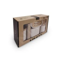 Nimco Kora - Juego De Accesorios De Baño 4 V 1, Beige Arena/bambú KO 24000SET-86 -Baño Suministros Tienda 3a90429db56671119198160e