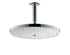 Hansgrohe Raindance Select S - Rociador De Ducha 300, 2 Chorros, Brazo De Ducha 100 Mm, Blanco/cromo 27337400