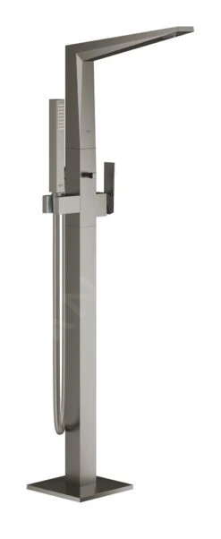 Grohe Allure Brilliant - Grifo De Bañera Sobre Suelo, Hard Graphite Cepillado 23119AL0