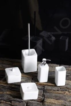 Sapho Justime 3 - Bote Para Accesorios Sylvia, Cerámica 1309-34 -Baño Suministros Tienda 42781c49360cb1b63ba991e8