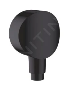 Hansgrohe Fixfit - Codo De Ducha S Con Válvula De Retención, Negro Mate 26453670