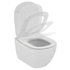 Ideal Standard Tesi - Inodoro Suspendido Con Asiento Softclose, AquaBlade, Blanco T354601 -Baño Suministros Tienda 42de13a96c0b15469eab2d31