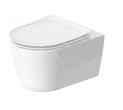 Duravit Soleil By Starck - Inodoro Suspendido Con Asiento SoftClose, Rimless, HygieneFlush, HygieneGlaze, Blanco 45910920A1