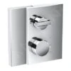 Axor Edge - Grifo Termostático Empotrado Para 2 Dispositivos, Cromo 46760000