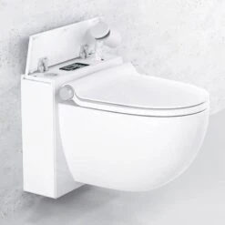 Grohe Sensia IGS - Inodoro Suspendido Con Ducha, Blanco Alpino 39111SH0 -Baño Suministros Tienda 4f2551c15302c456a67fe7d7
