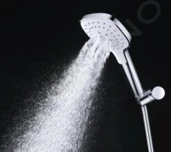 Kielle Vega - Conjunto De Teleducha, Barra Y Manguera, Cromo/blanco 20418SE0 -Baño Suministros Tienda 4f862e07560fccef759766c1