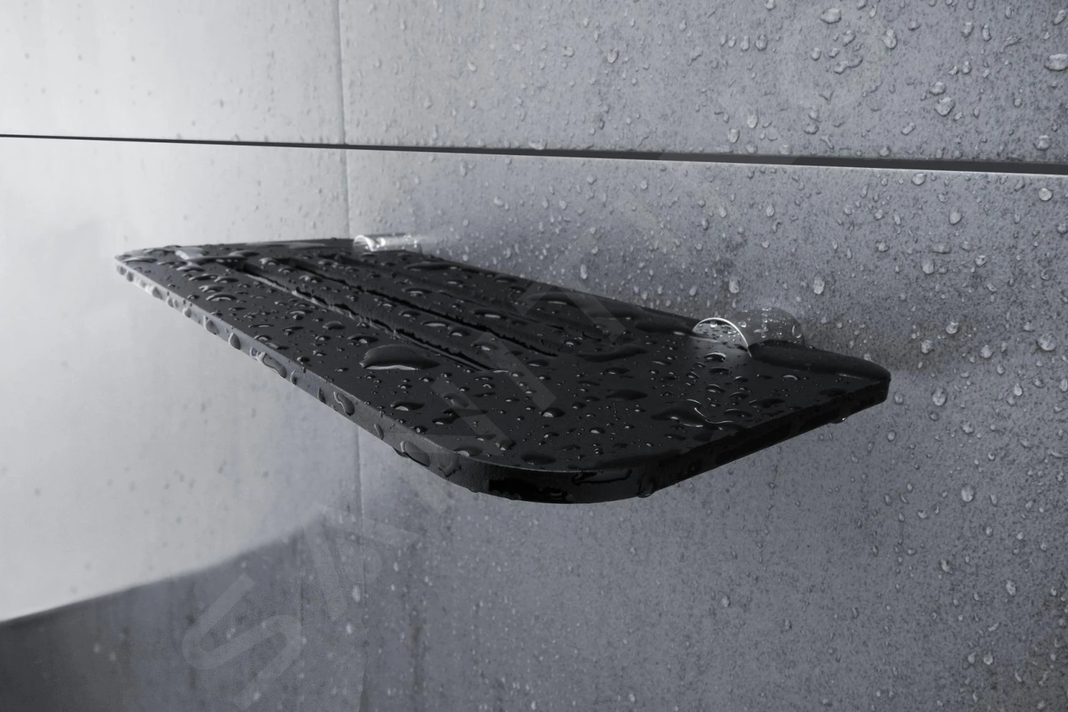 Nimco Nava - Estante IXI, Longitud 500 Mm, Plexiglás Negro NA X350 5 Nimco Nava - Estante IXI, Longitud 500 Mm, Plexiglás Negro NA X350 - Imagen 3