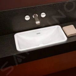 Villeroy & Boch Loop&Friends - Lavabo Encastrado, 605x410 Mm, Con Rebosadero, Blanco Alpino 4A650001 -Baño Suministros Tienda 510e8f3432868452f8a63e86