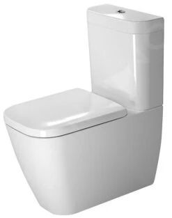 Duravit Happy D.2 - Taza De Inodoro Completo, Con WonderGliss, Blanco Alpino 21340900001