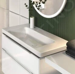 Villeroy & Boch Subway 3.0 - Lavabo 1000x470 Mm, Sin Rebosadero, Sin Orificio Para Grifería, CeramicPlus, Blanco Alpino 4A70A3R1 -Baño Suministros Tienda 531d5d5e6a0dd485707998a5