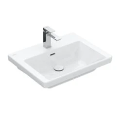 Villeroy & Boch Subway 3.0 - Lavabo 600x470 Mm, Con Rebosadero, Orificio Para Grifería, Blanco Alpino 4A706001