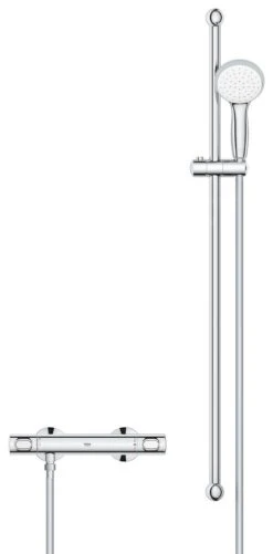 Grohe Precision Flow - Conjunto De Ducha Con Termostato De Pared, Con Barra 920 Mm, Cromo 34842000 -Baño Suministros Tienda 54bdd3becbbfa7d7c2d0348c