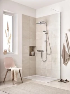 Grohe Vitalio Comfort - Rociador De Ducha 250x250 Mm, 9,5 L/min, 1 Chorro, Cromado 26695000 -Baño Suministros Tienda 585e603da923452cbc83db48 1