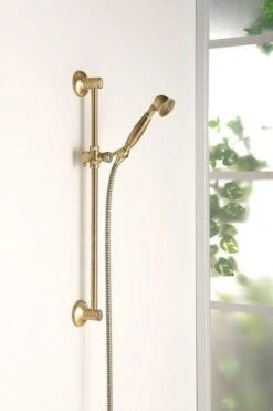 Sapho Reitano Rubinetteria Antea - Barra De Ducha Con Soporte, 570 Mm, Bronce SAL0036 -Baño Suministros Tienda 58baa7ad6fca38918e960b41